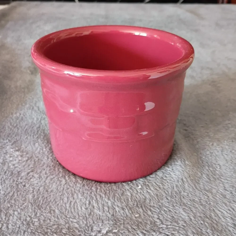 longaberger pottery bowls Red